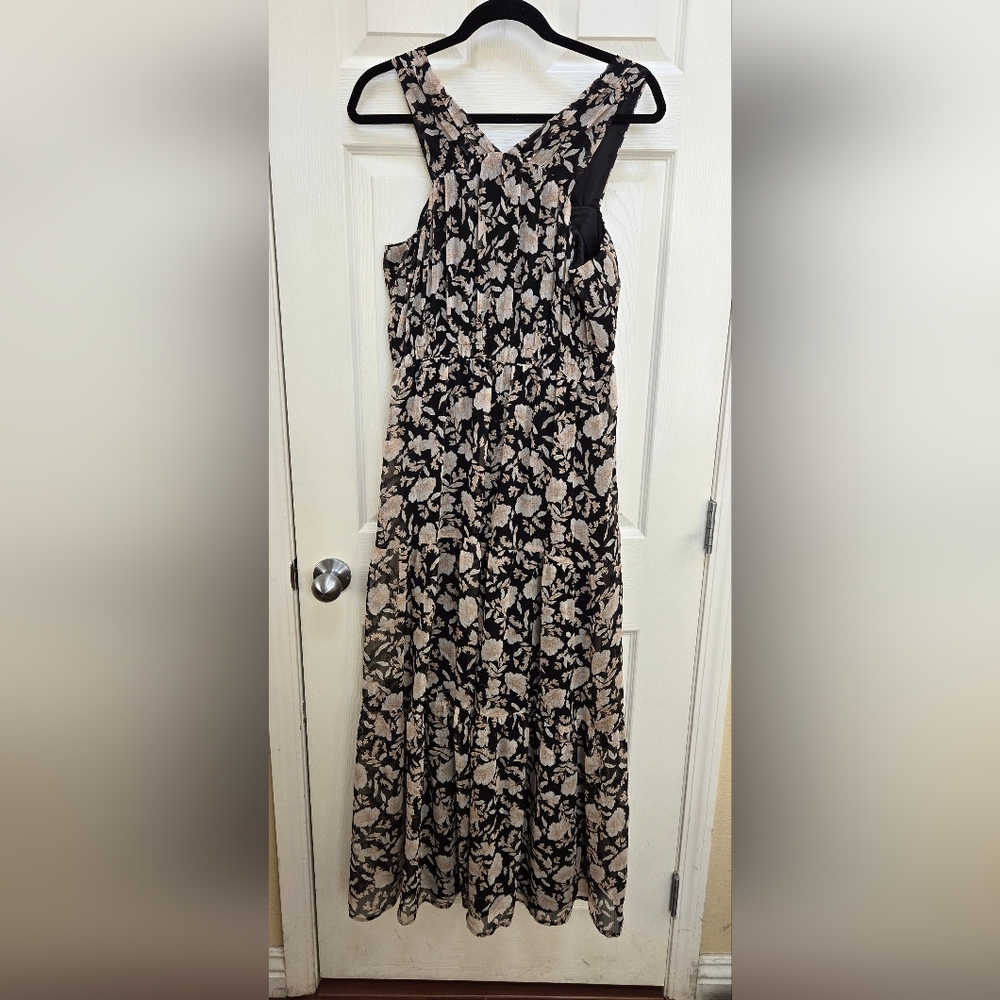 Express Floral Tiered Maxi Dress